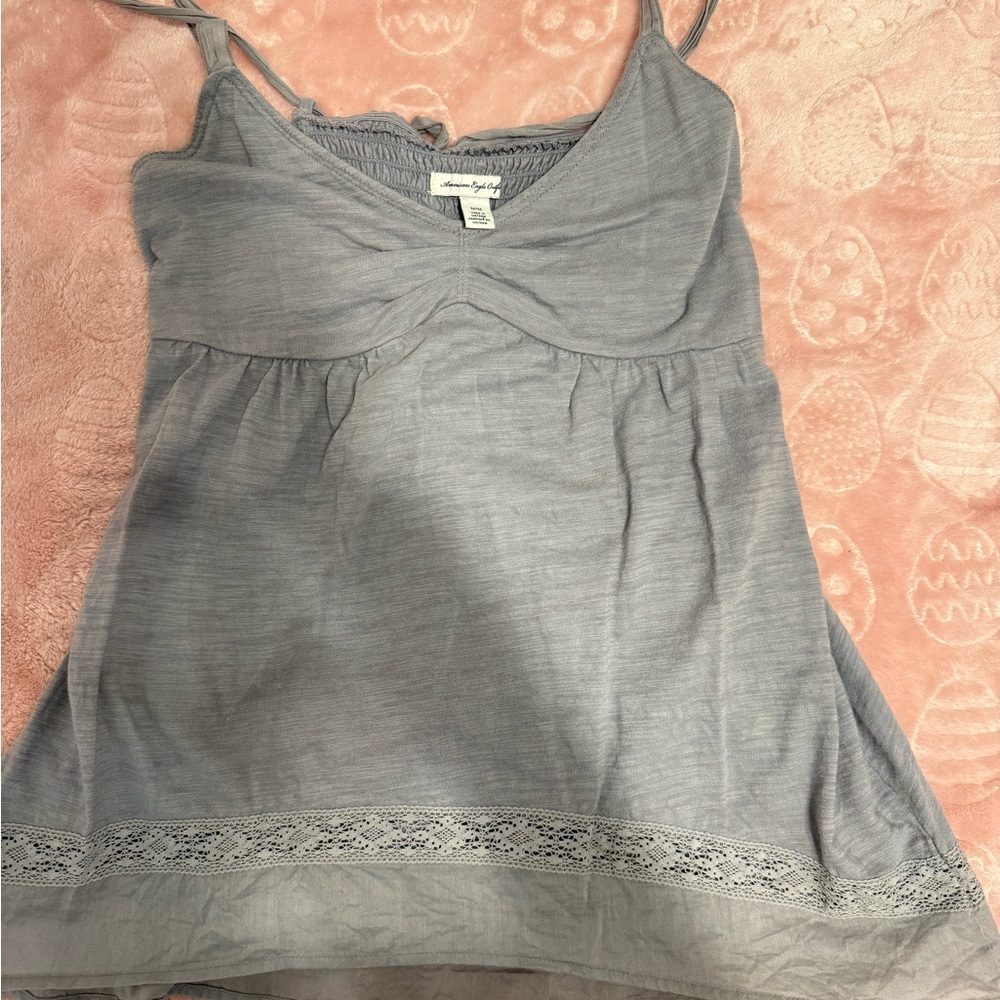 vintage American Eagle Outfitters Light Blue Camisole